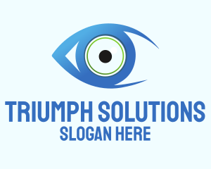 Blue Eye Ophthalmologist  Logo