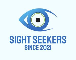 Blue Eye Ophthalmologist  logo design