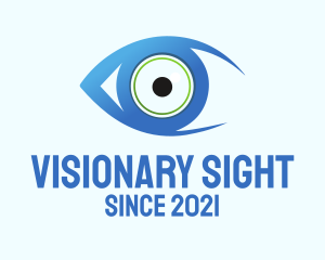 Blue Eye Ophthalmologist  logo design