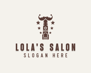 Barber Hair Salon logo design