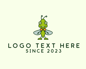 Bowtie Bug Insect Logo