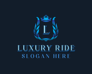 Luxury Ornamental Crest logo design