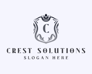 Luxury Ornamental Crest logo design