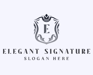 Luxury Ornamental Crest logo design