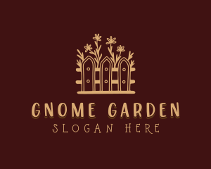 Plants Garden Fence  logo design