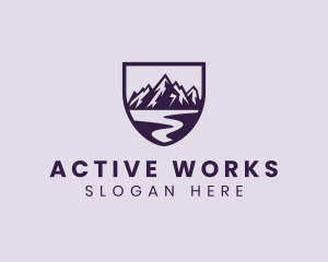 Travel Adventure Mountain logo design