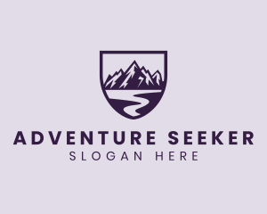 Travel Adventure Mountain logo design