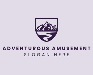 Travel Adventure Mountain logo design