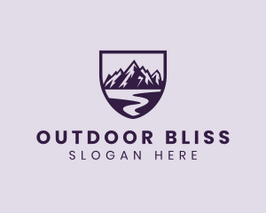 Travel Adventure Mountain logo design