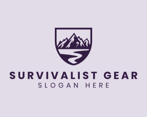 Travel Adventure Mountain logo design