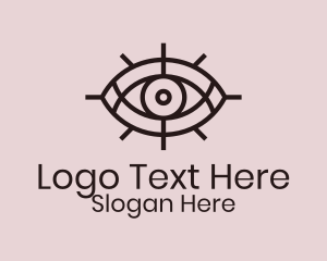 Mystical Tarot Eye  Logo