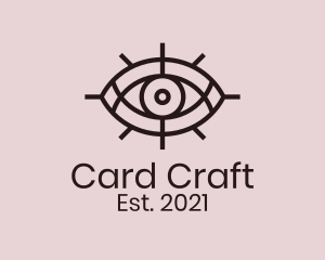 Mystical Tarot Eye  logo design