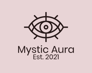 Mystical Tarot Eye  logo design