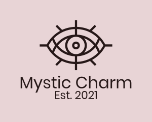 Mystical Tarot Eye  logo design