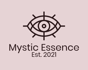 Mystical Tarot Eye  logo design