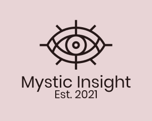 Mystical Tarot Eye  logo design