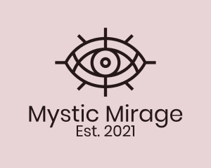 Mystical Tarot Eye  logo design