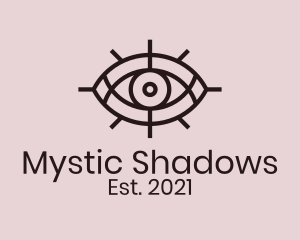 Mystical Tarot Eye  logo design