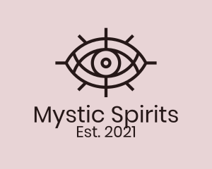 Mystical Tarot Eye  logo design