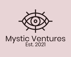 Mystical Tarot Eye  logo design