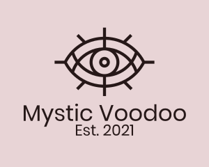 Mystical Tarot Eye  logo design