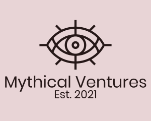 Mystical Tarot Eye  logo design