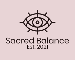 Mystical Tarot Eye  logo design