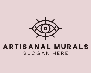 Mystical Tarot Eye  logo design