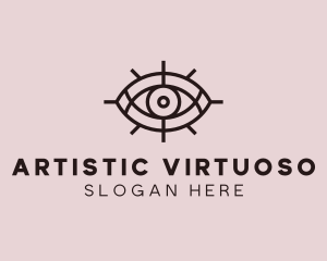 Mystical Tarot Eye  logo design