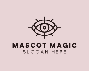 Mystical Tarot Eye  logo design