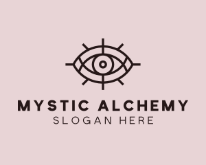 Mystical Tarot Eye  logo design