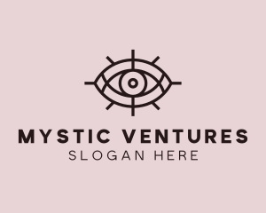 Mystical Tarot Eye  logo design