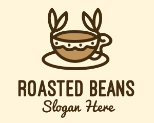 Coffee Leaf Cup logo design