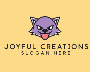 Happy Lynx Animal logo