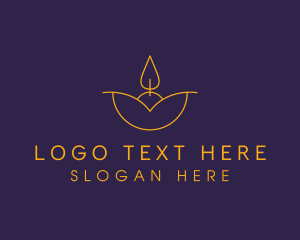 Floral Scented Candle Light logo