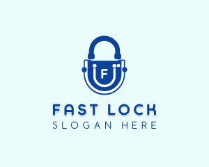 Security Lock Technology logo design