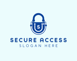 Security Lock Technology logo design