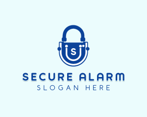 Security Lock Technology logo design