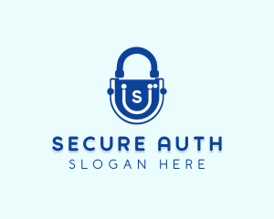 Security Lock Technology logo design