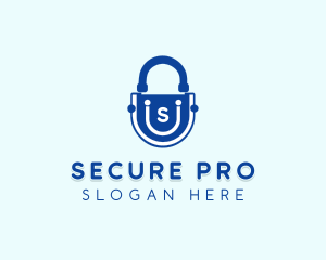 Security Lock Technology logo design