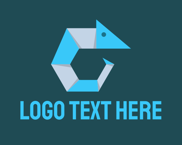 Origami logo example 2