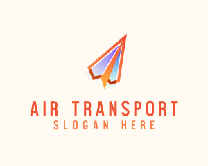 Paper Plane Flight logo design