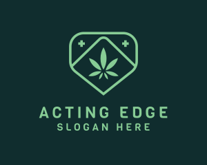 Medicinal Marijuana Cannabis logo design