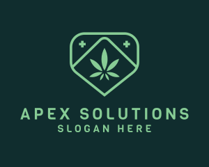 Medicinal Marijuana Cannabis logo design