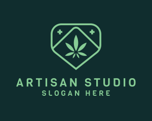 Medicinal Marijuana Cannabis logo design