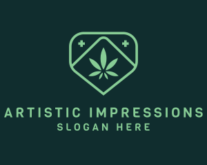 Medicinal Marijuana Cannabis logo design