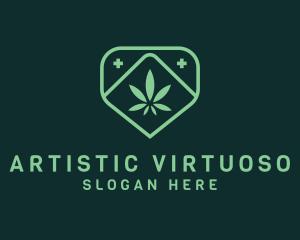 Medicinal Marijuana Cannabis logo design