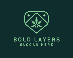 Medicinal Marijuana Cannabis logo design