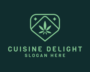 Medicinal Marijuana Cannabis logo design