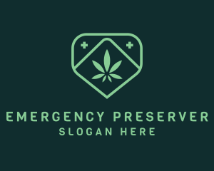 Medicinal Marijuana Cannabis logo design